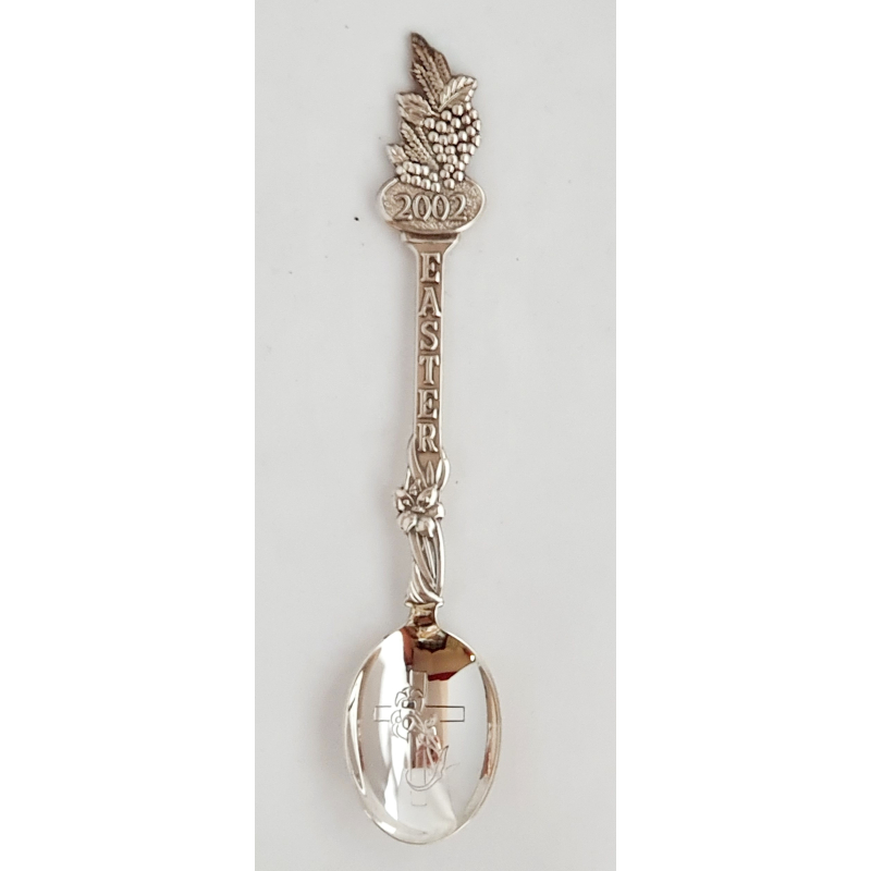 Verzilverde theelepel, Easter 2002